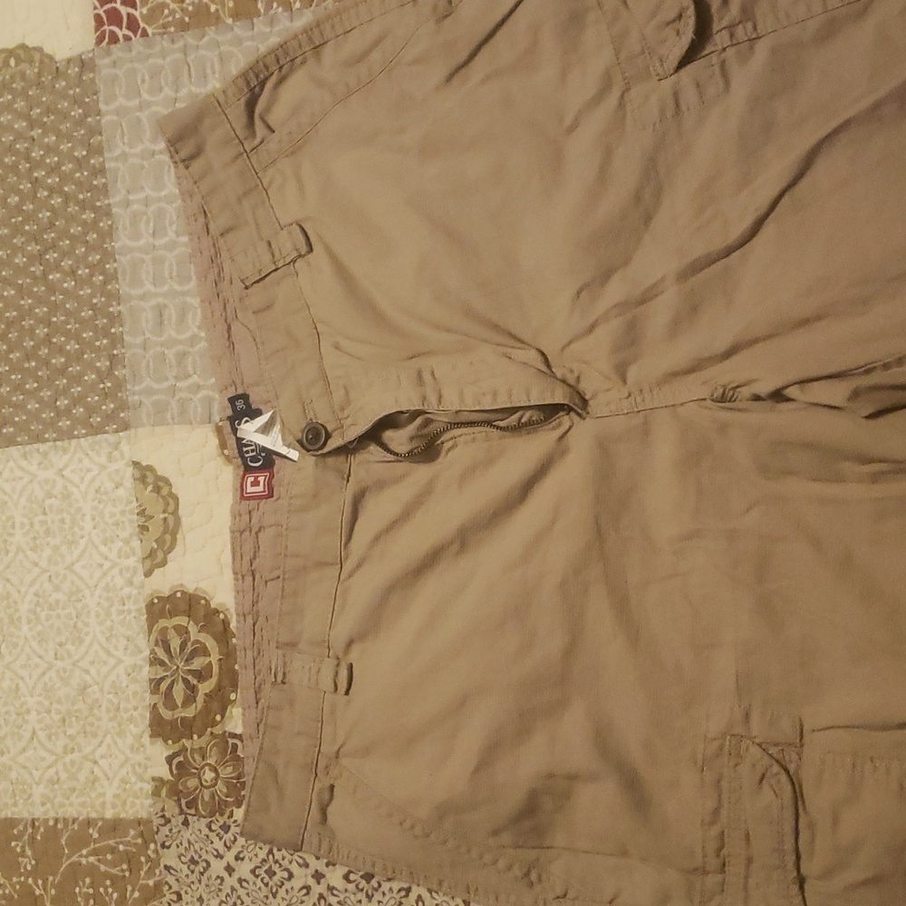 Khaki Cargo Shorts